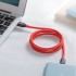 Anker A8168 PowerLine+ 3ft USB-C to USB-A 3.0 Connector Cable - Red (0.9m)