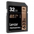 Lexar 633X Professional 32GB V10 U1 SDHCâ„¢/SDXCâ„¢ UHS-I Memory Cards (up to 95MB/s)