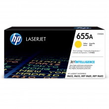 HP 655A Yellow Toner Cartridge - 10.5k