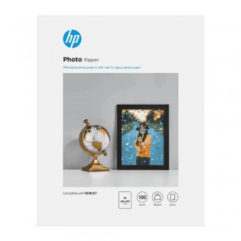 HP Glossy Photo Paper-100 sht/A4/210 x 297 mm