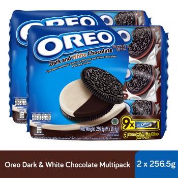 Oreo Dark & White Chocolate Multipack (256.5g x 2)