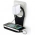 Bobino FOLDING PHONE HOLDER (White) - Anti-slip Pad, Folding Hinge