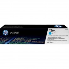 HP 126A Cyan LaserJet Toner Cartridge (CE311A)