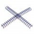 M-Bind Double Wire Bind 3:1 A4 - 1/4"(6.9mm) X 34 Loops, 100pcs/box, Blue