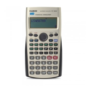 Casio Financial Models Calculator - 10 + 2 Digits, Dot matrix display (FC-100V)