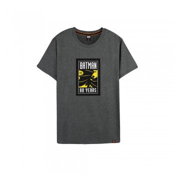 Batman Series: 80TH Logo Tee (Dark Gray, Size L)