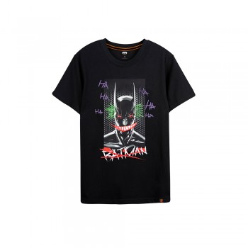 Batman Series: Batman Graffiti Tee (Black, Size L)