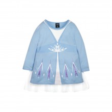 Frozen 2 Series Elsa Cloak Kids Tee - (Blue, Size 110)