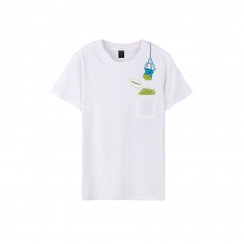 Pixar Series Aliens Pocket Tee (White, Size L)