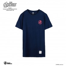 Avengers: Avengers Tee Captain America - Navy Blue, XL