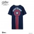 Avengers: Avengers Tee Captain America - Navy Blue, XS