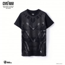 Marvel Captain America: Civil War Tee Black Panther Uniform - Black, Size XL (APL-CA3-005)