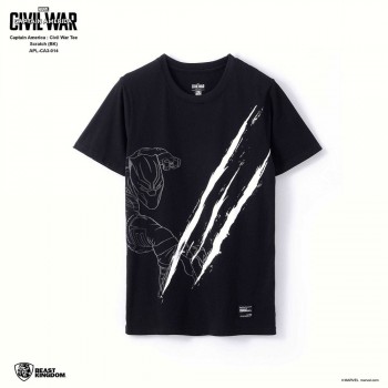 Marvel Captain America: Civil War Tee Scratch - Black, Saiz S (APL-CA3-014)