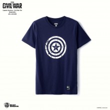 Marvel Captain America: Civil War Tee Shield - Blue, Size M (APL-CA3-028)