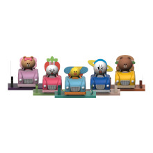 Beast Kingdom PBC-009-LINE FRIENDS Series Pull back car set