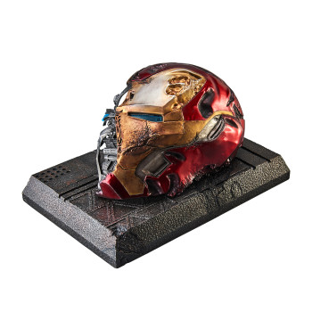 Beast Kingdom MC-038 Marvel Avengers: Endgame Iron Man Mark 50 Helmet Battle Damaged 1:4 Scale Master Craft Figure Statue