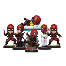 Beast Kingdom MEA-027 Deadpool Series 6-in-1 Bundle Mini Egg Attack Figure Statues (Blind/Close Box)