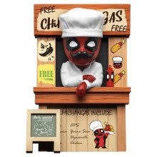 Beast Kingdom MEA-027 Deadpool Series Deadpool Chimichangas Store Mini Egg Attack Figure Statues (Clear Box)