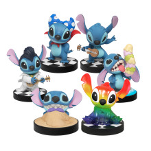 Beast Kingdom MEA-031 Disney Stitch Series Set 6-in-1 Bundle Collection Mini Egg Attack Figure Statues