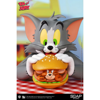 Soap Studio CA101 Tom and Jerry Burger Vinyl Bust Figure Statue