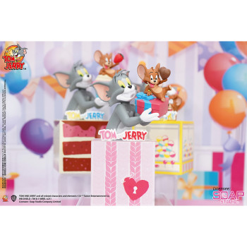 Soap Studio CA131 Tom and Jerry Mysterious Box Series: Valentine Surprise Figure Statue